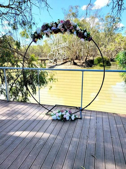 All You Need Is LOVE Neon Sign for Hire - only available when hiring a backdrop and ordering a balloon garland by UpUpNAwayBalloons