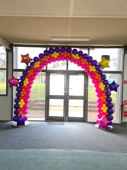 Arches with accents by UpUpNAwayBalloons