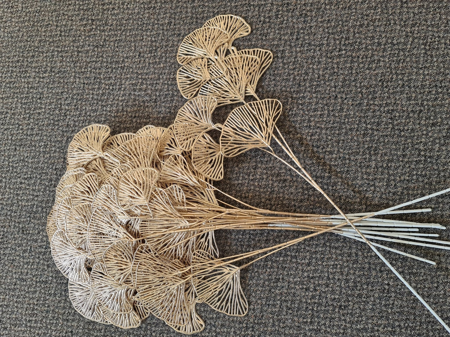 Artificial Flowers and Greenery for hire - available for hire when hiring a backdrop with us and an Organic Balloon Garland by UpUpNAwayBalloons