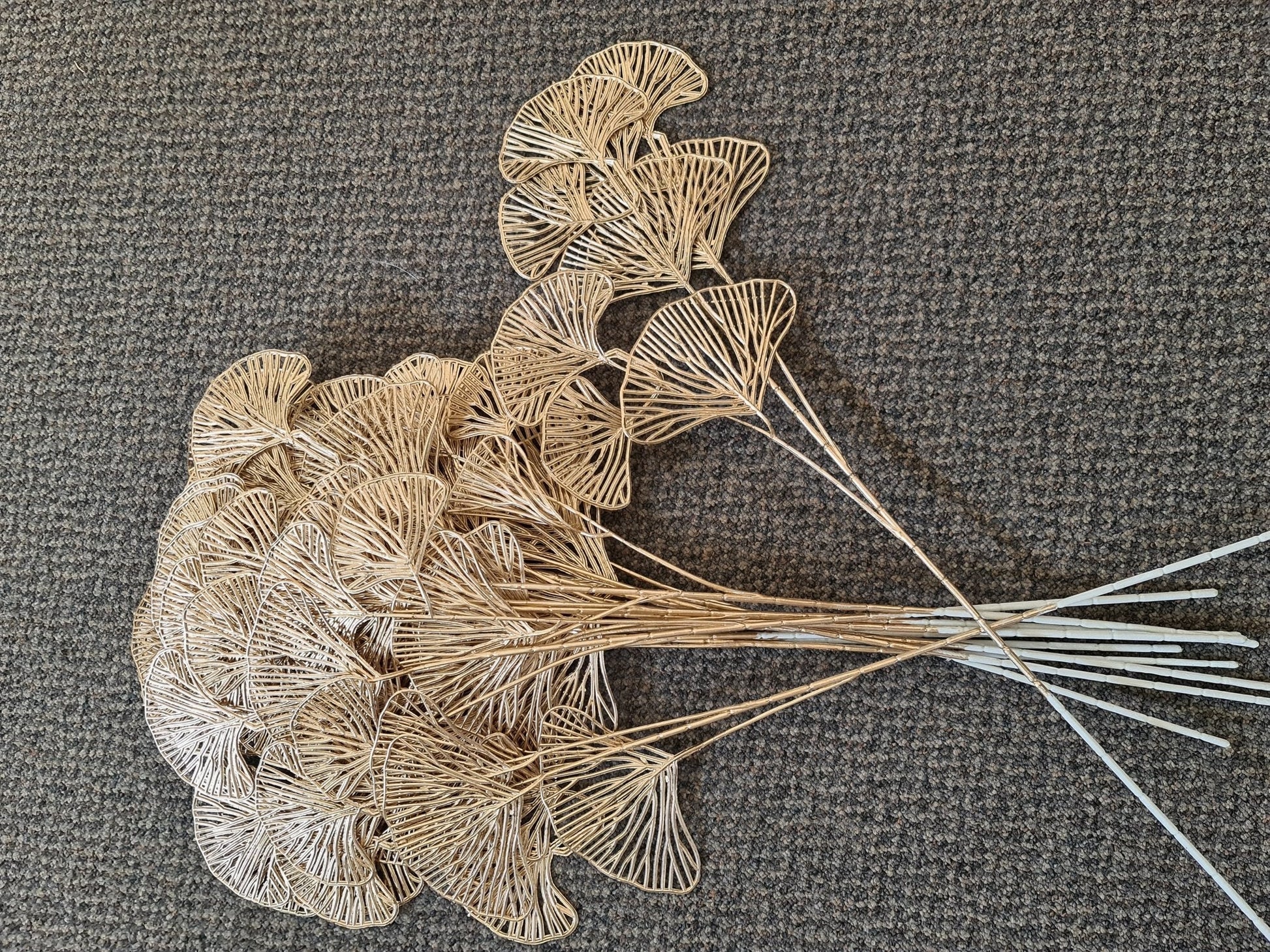 Artificial Flowers and Greenery for hire - available for hire when hiring a backdrop with us and an Organic Balloon Garland by UpUpNAwayBalloons