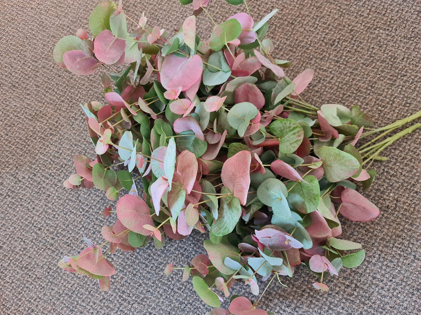 Artificial Flowers and Greenery for hire - available for hire when hiring a backdrop with us and an Organic Balloon Garland by UpUpNAwayBalloons