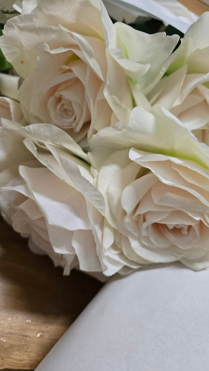 Artificial Flowers and Greenery for hire - available for hire when hiring a backdrop with us and an Organic Balloon Garland - UpUpNAwayBalloons