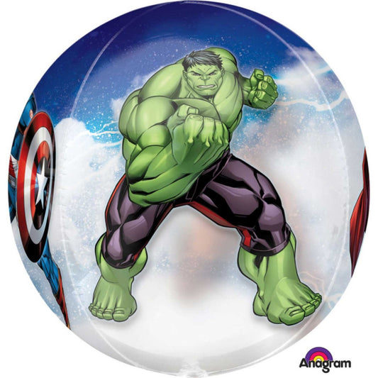 Avengers Round Metallic Sphere - UpUpNAwayBalloons