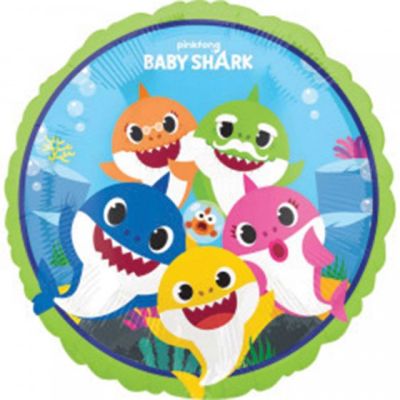 Baby Shark 45cm Foil Birthday Balloon - UpUpNAwayBalloons