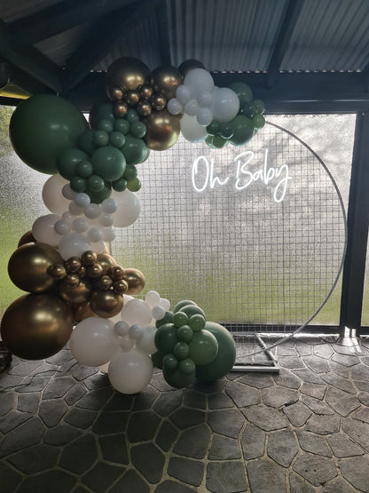 Baby Shower Organic Balloon Garlands - UpUpNAwayBalloons