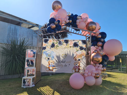 Baby Shower Organic Balloon Garlands - UpUpNAwayBalloons