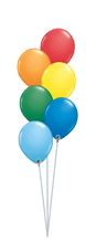Load image into Gallery viewer, Balloon Bouquet Plain (Ranging from 3 Balloons - 12 Balloons) by UpUpNAwayBalloons
