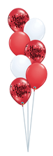 Load image into Gallery viewer, Balloon Bouquet Printed (Ranging from 3 Balloons - 12 Balloons) by UpUpNAwayBalloons
