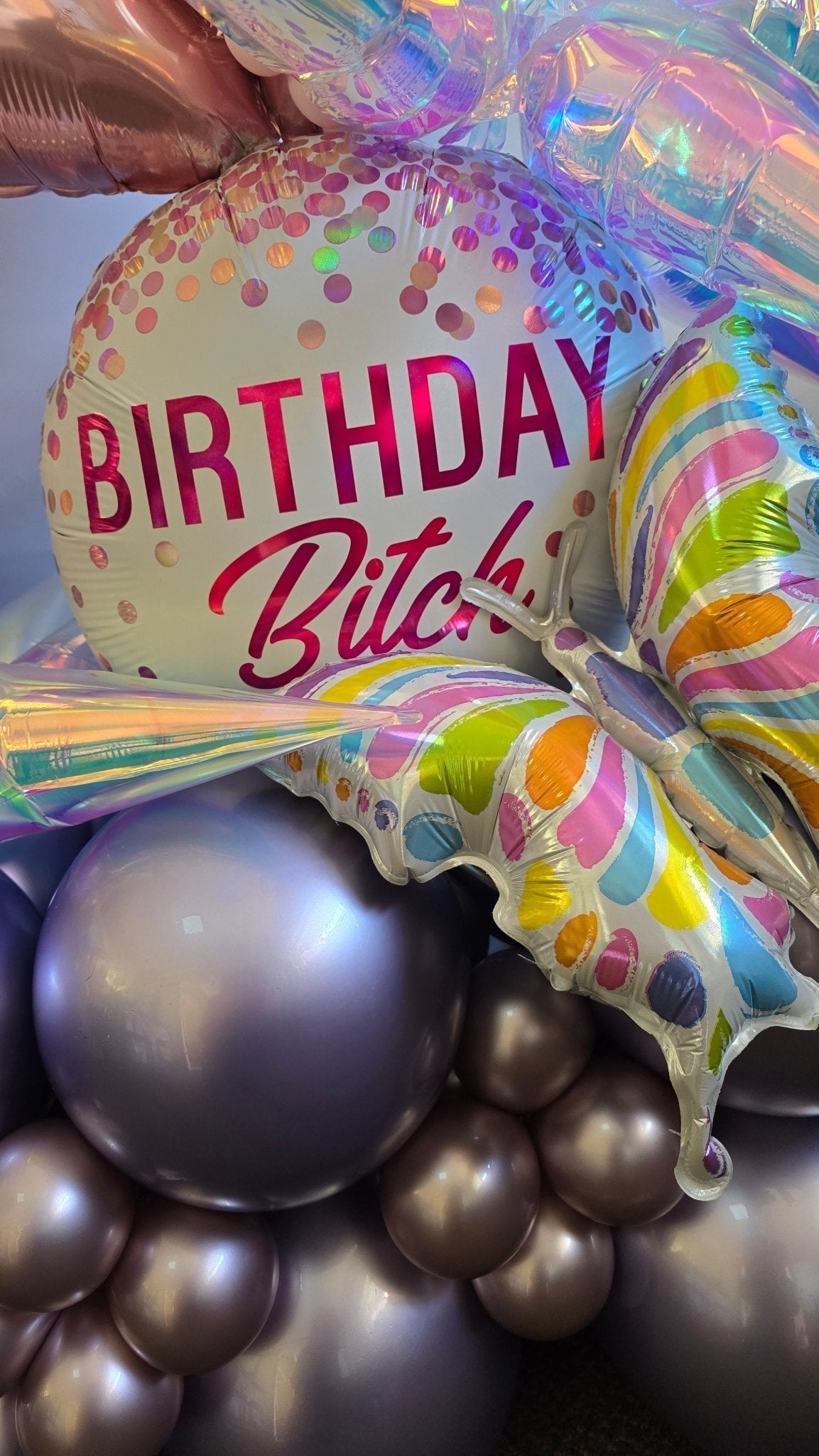 Balloon Marquee Stacks - Personalised [Double Digit] - UpUpNAwayBalloons