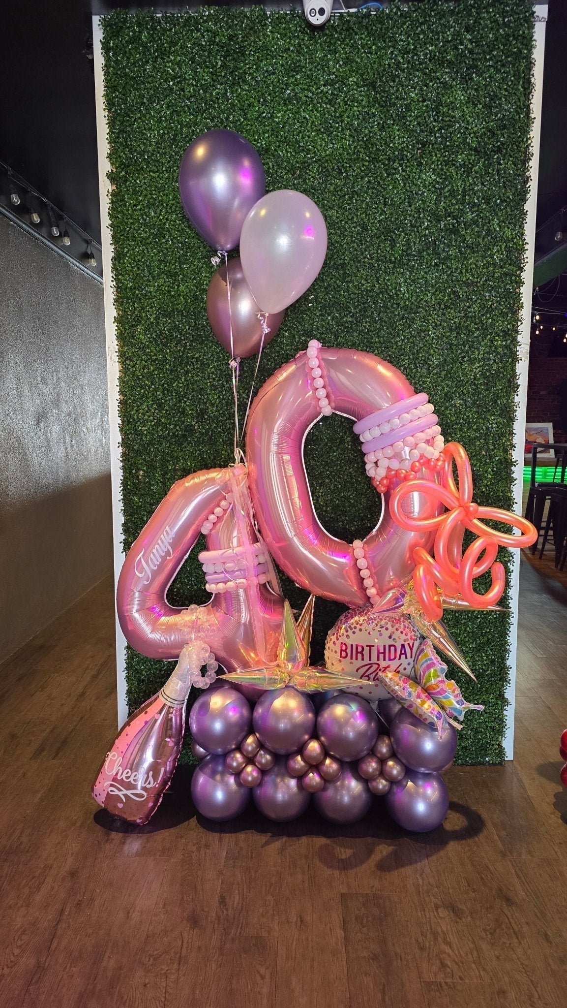 Balloon Marquee Stacks - Personalised [Double Digit] - UpUpNAwayBalloons