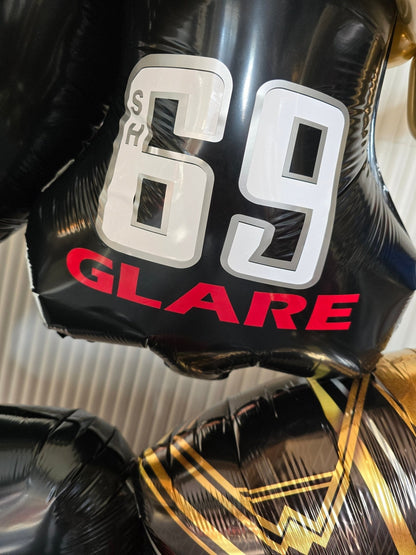 Balloon Marquee Stacks - Personalised [Double Digit] - UpUpNAwayBalloons