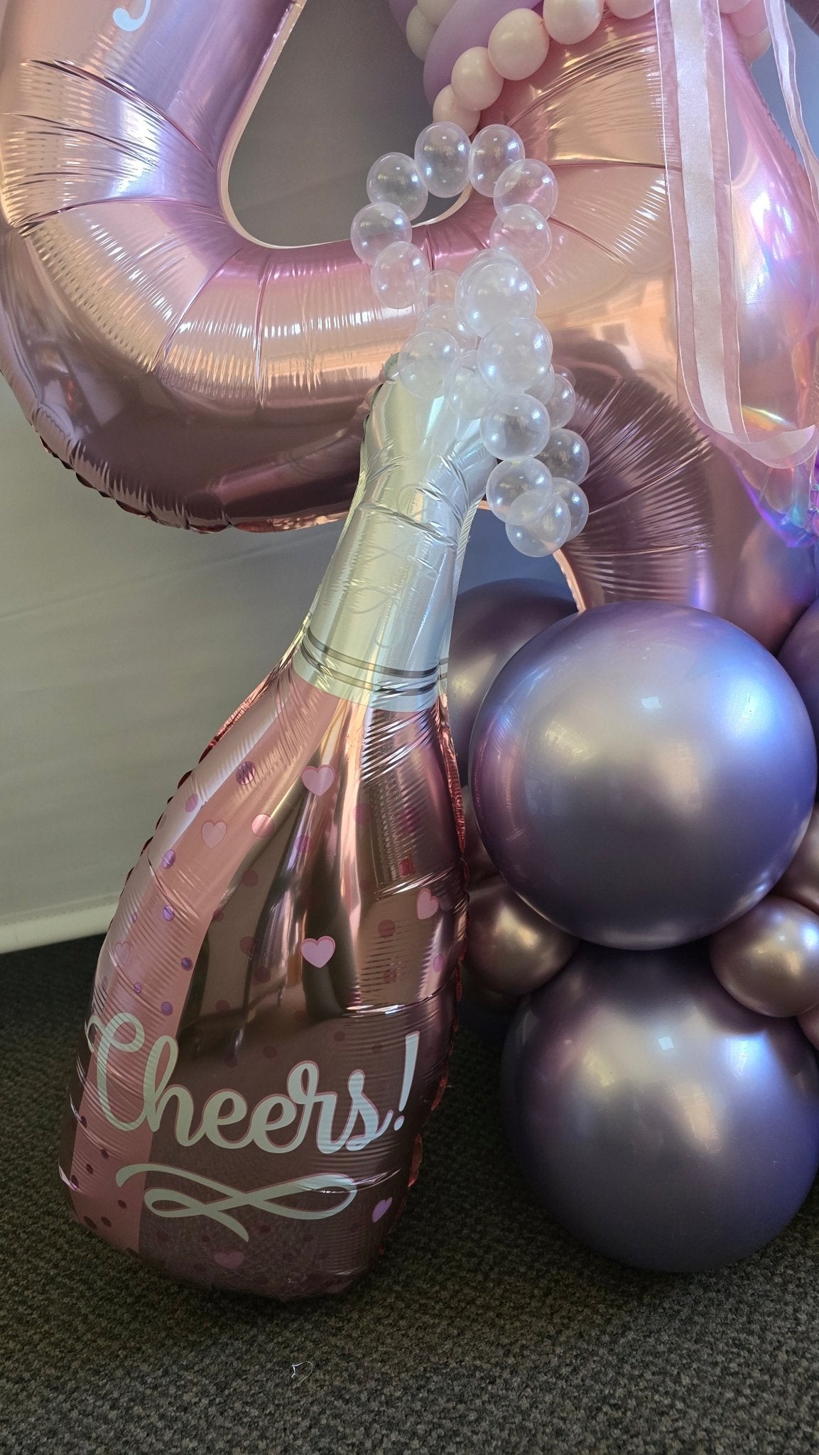 Balloon Marquee Stacks - Personalised [Double Digit] - UpUpNAwayBalloons