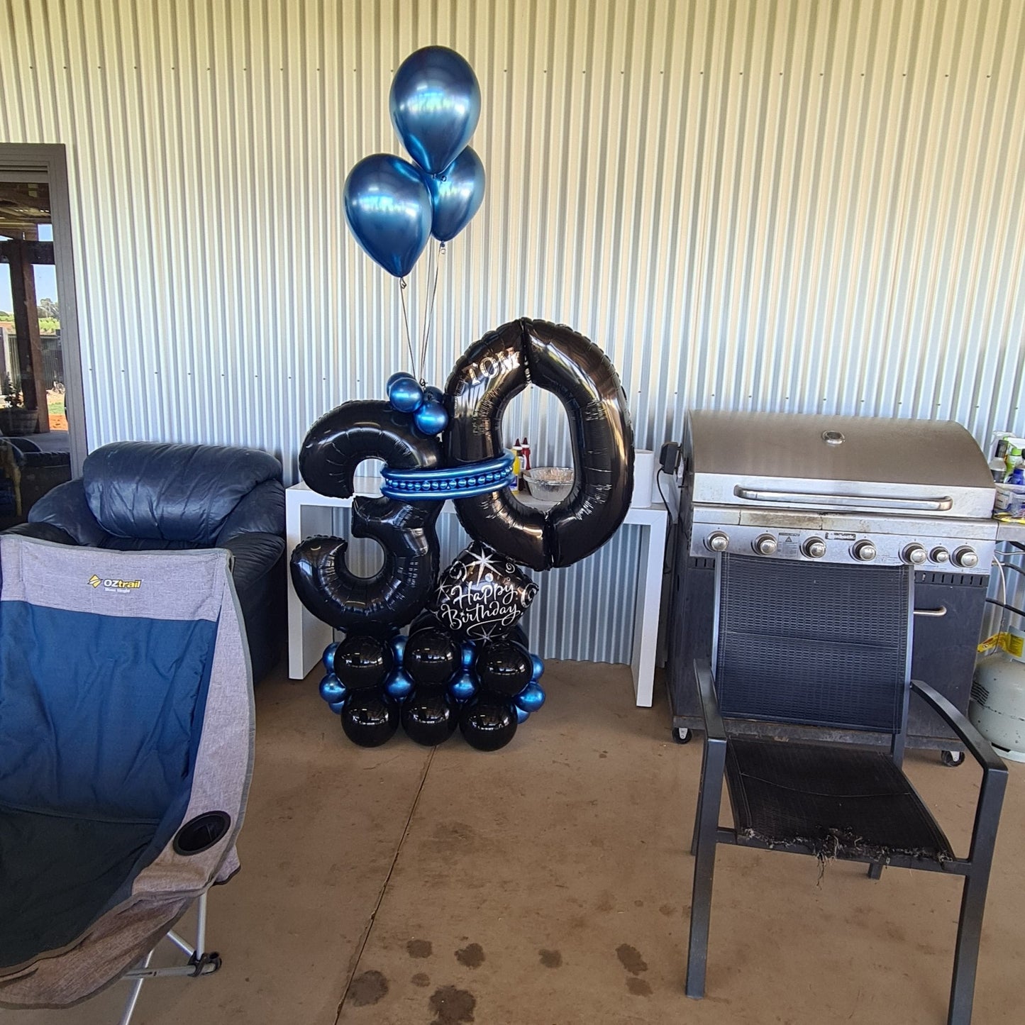 Balloon Marquee Stacks - Personalised [Double Digit] - UpUpNAwayBalloons