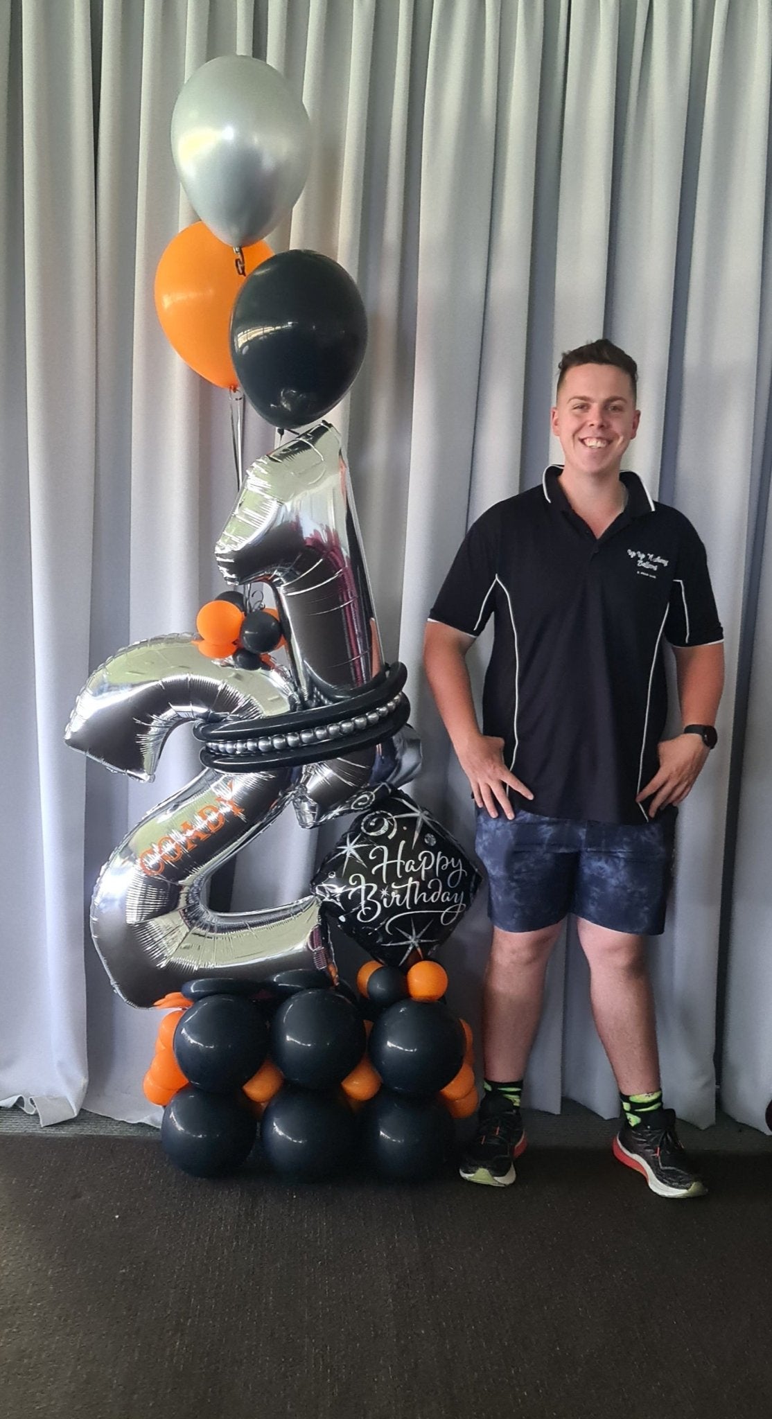 Balloon Marquee Stacks - Personalised [Double Digit] - UpUpNAwayBalloons