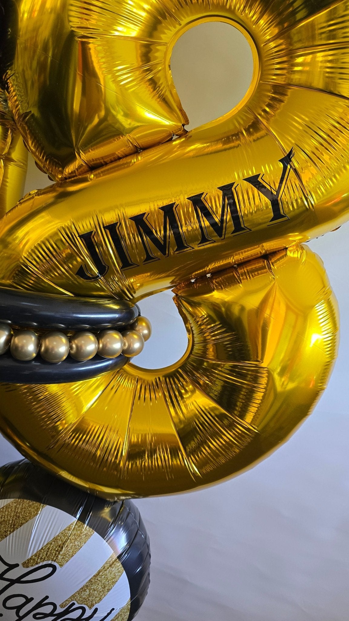 Balloon Marquee Stacks - Personalised [Double Digit] - UpUpNAwayBalloons