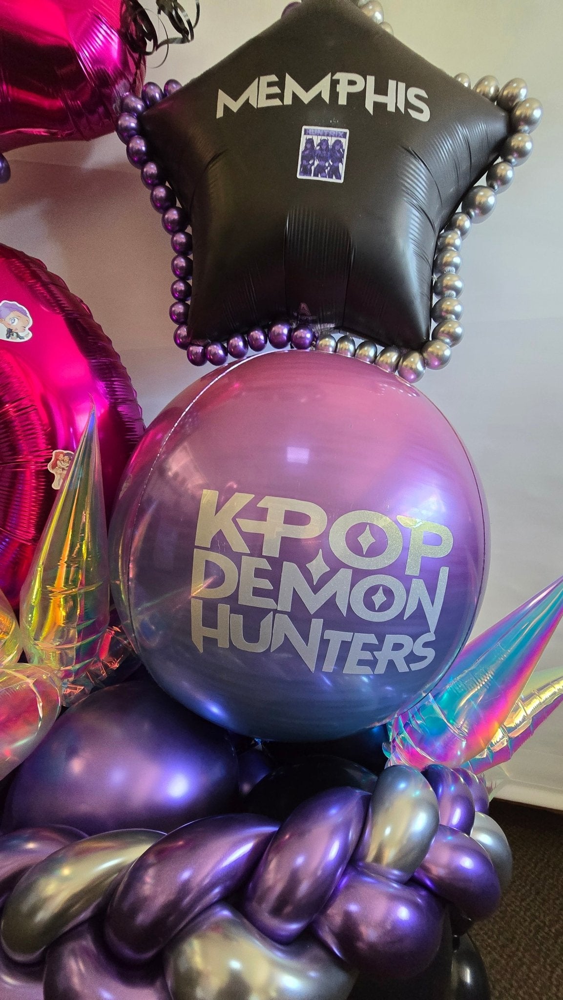 Balloon Marquee Stacks - Single Balloon Number - UpUpNAwayBalloons