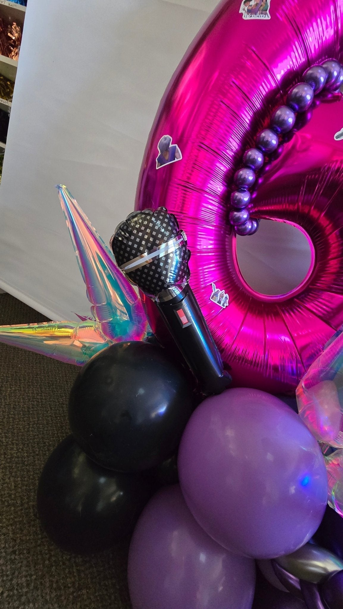 Balloon Marquee Stacks - Single Balloon Number - UpUpNAwayBalloons