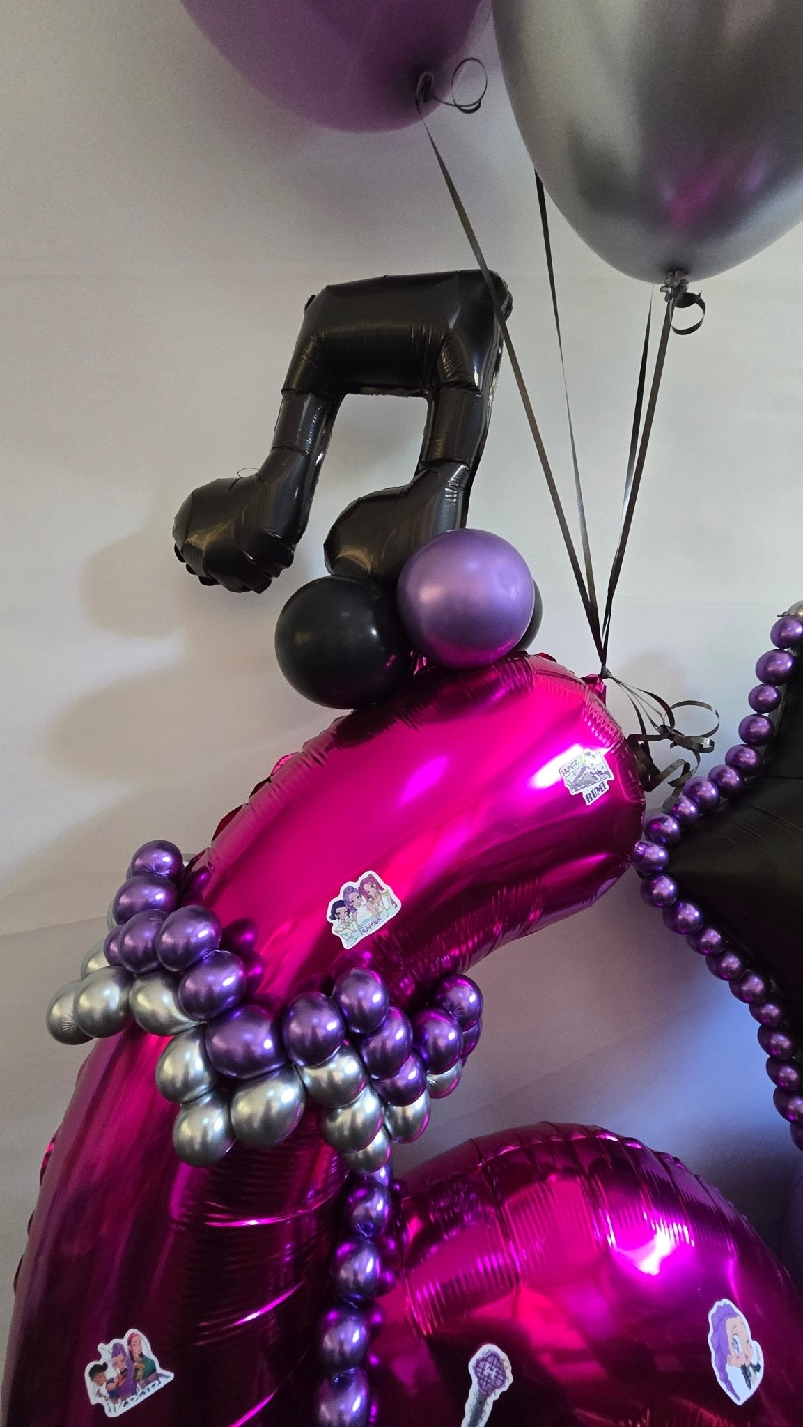 Balloon Marquee Stacks - Single Balloon Number - UpUpNAwayBalloons