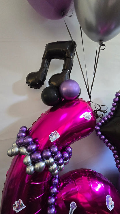 Balloon Marquee Stacks - Single Balloon Number - UpUpNAwayBalloons