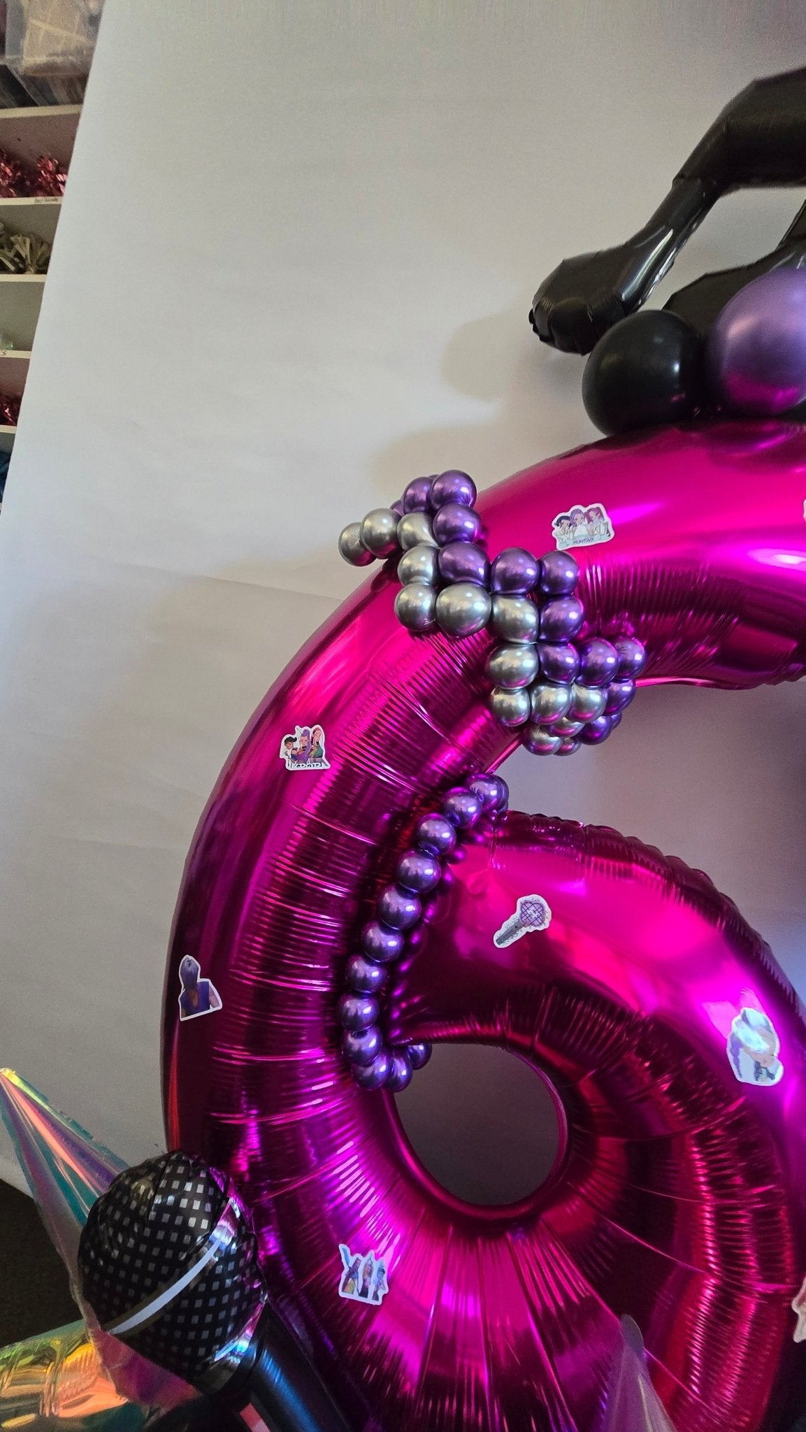 Balloon Marquee Stacks - Single Balloon Number - UpUpNAwayBalloons