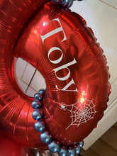 Load image into Gallery viewer, Balloon Marquee Stacks - Single Balloon Number - UpUpNAwayBalloons
