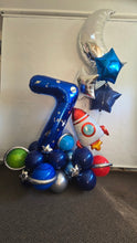 Load image into Gallery viewer, Balloon Marquee Stacks - Single Balloon Number - UpUpNAwayBalloons
