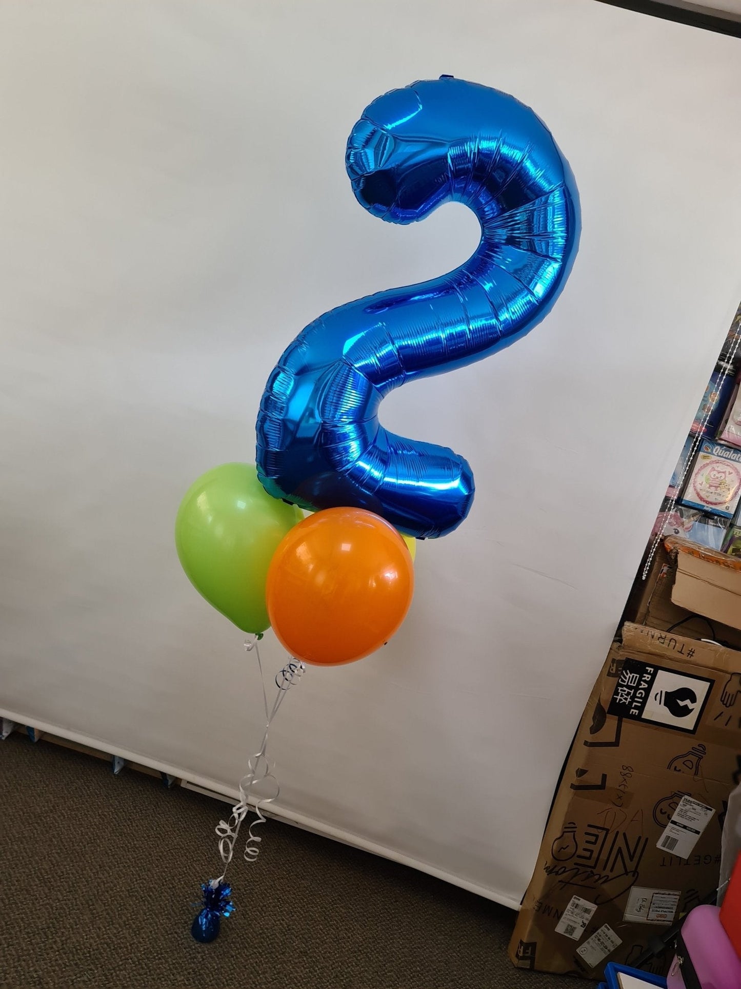 Balloon Numbers [Single Digit] Bouquet by UpUpNAwayBalloons