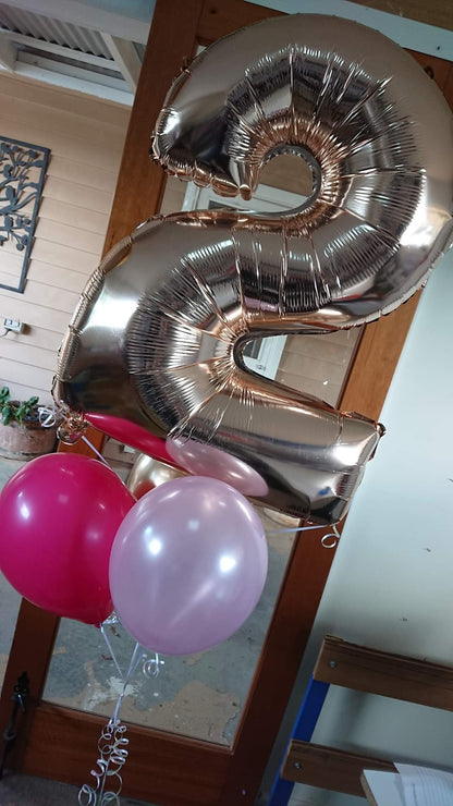 Balloon Numbers [Single Digit] Bouquet by UpUpNAwayBalloons