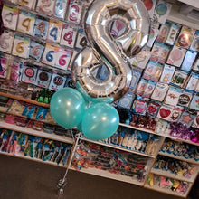 Load image into Gallery viewer, Balloon Numbers [Single Digit] Bouquet by UpUpNAwayBalloons

