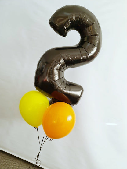 Balloon Numbers [Single Digit] Bouquet by UpUpNAwayBalloons