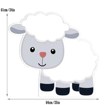 Load image into Gallery viewer, Barn Yard Animals - For hire with our backdrops and Organic Balloon Garlands for little ones Birthdays .&nbsp; - UpUpNAwayBalloons

