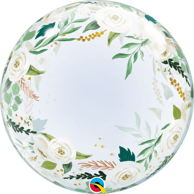 Beautiful Bubble Balloons in a Box - Roses - UpUpNAwayBalloons