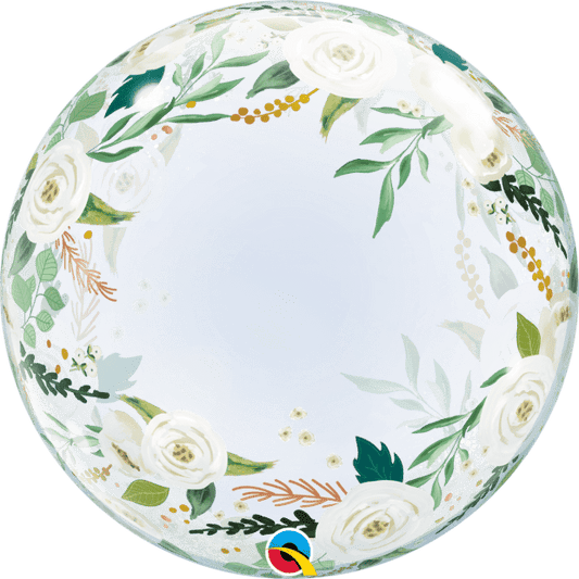 Beautiful Bubble Balloons in a Box - Roses - UpUpNAwayBalloons