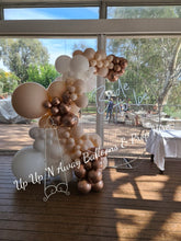 Load image into Gallery viewer, Bride to Be Neon Sign for Hire - only available when hiring a backdrop and ordering a balloon garland by UpUpNAwayBalloons
