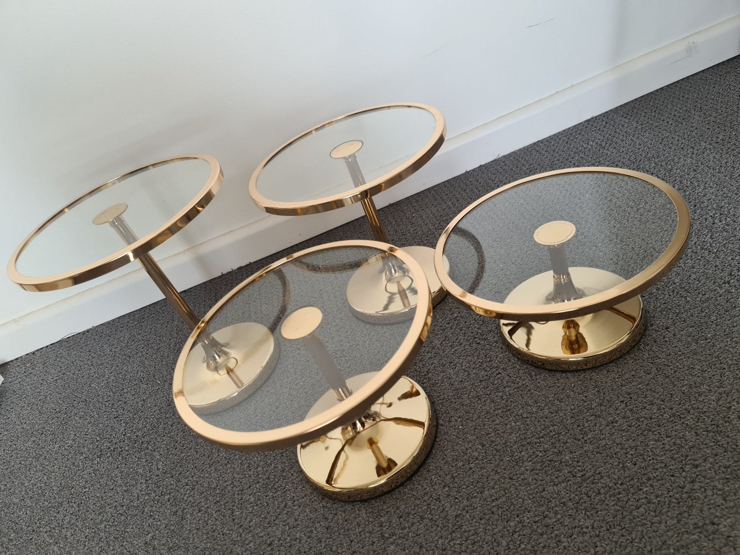 Cake stands for Hire (3 choices) (not available to hire without a backdrop and organic garlands) by UpUpNAwayBalloons