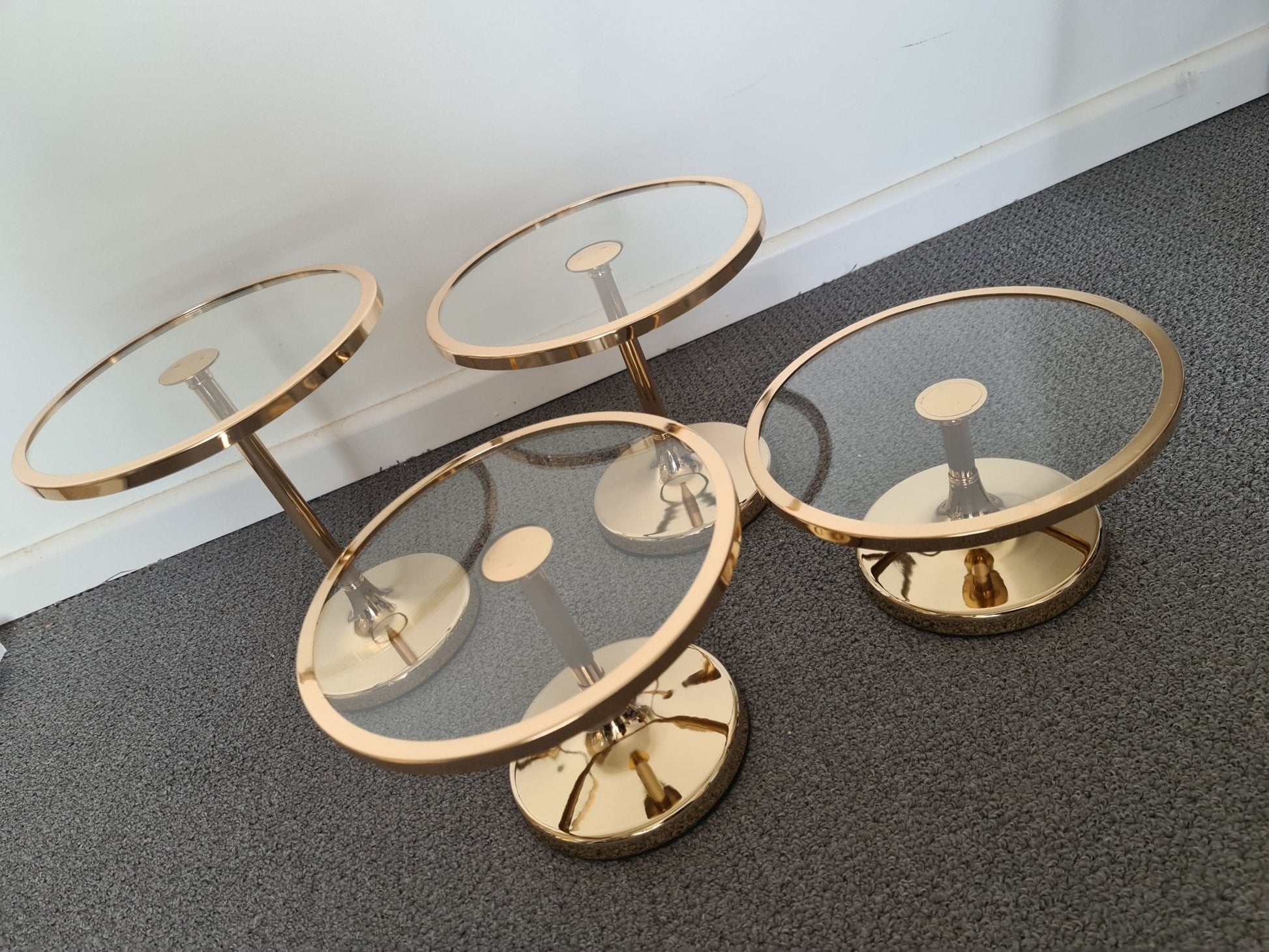 Cake stands for Hire (3 choices) (not available to hire without a backdrop and organic garlands) by UpUpNAwayBalloons