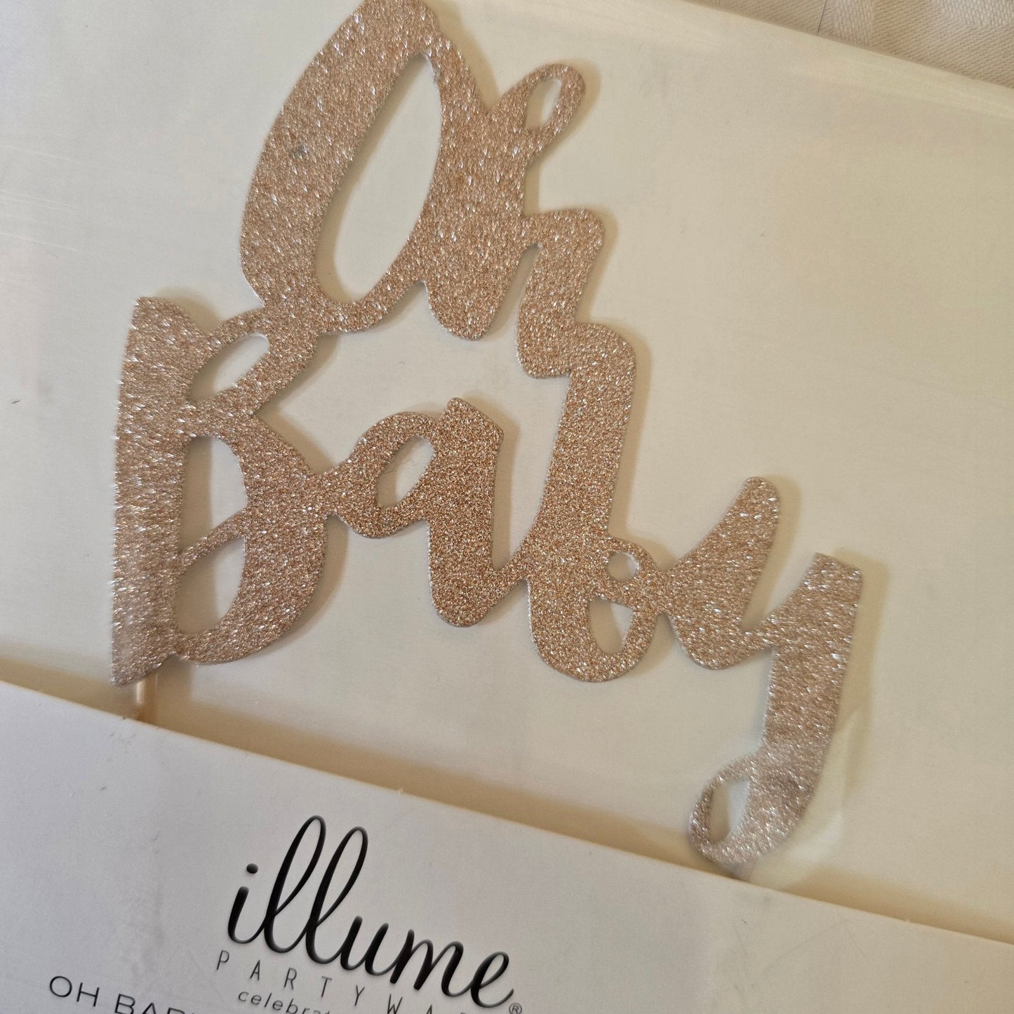 Cake Topper Oh Baby & Baby - UpUpNAwayBalloons