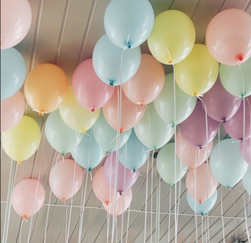 Ceiling Helium Balloons - UpUpNAwayBalloons