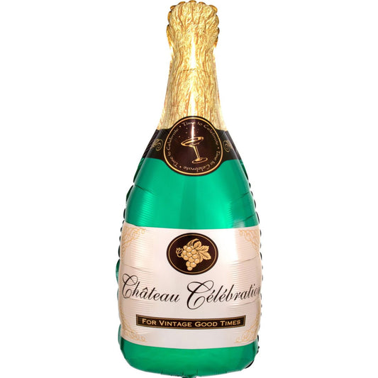 Champagne Bottle - UpUpNAwayBalloons