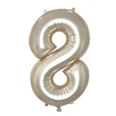 Champagne Numbers - UpUpNAwayBalloons