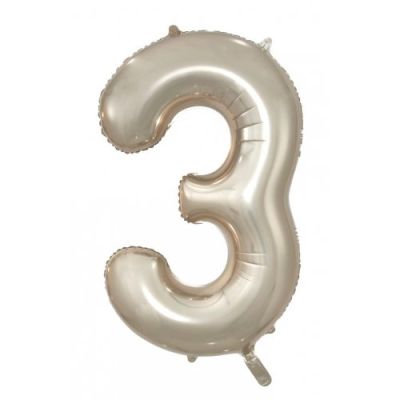Champagne Numbers - UpUpNAwayBalloons