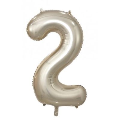 Champagne Numbers - UpUpNAwayBalloons
