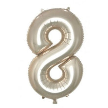 Load image into Gallery viewer, Champagne Numbers - UpUpNAwayBalloons
