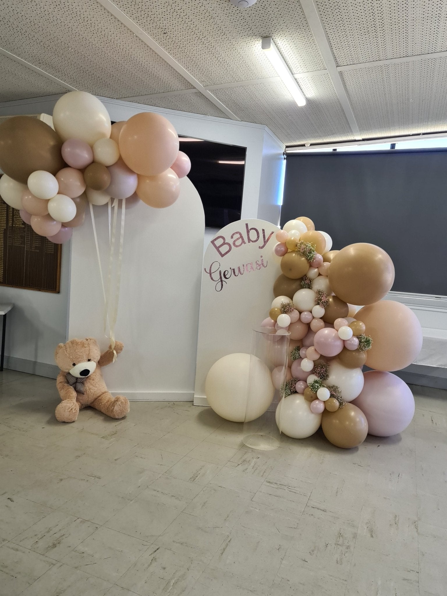 Chiara Backdrops - Only available to hire with Organic Balloon Garlands. by UpUpNAwayBalloons