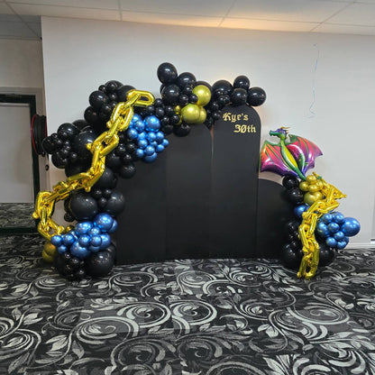 Chiara Backdrops - Only available to hire with Organic Balloon Garlands. - UpUpNAwayBalloons
