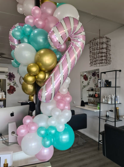 Christmas Backdrops & Local Business Xmas Decorations - message for a FREE quote. - UpUpNAwayBalloons