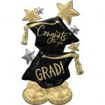 Load image into Gallery viewer, Congrats to You Grad Hats Airloonz by UpUpNAwayBalloons
