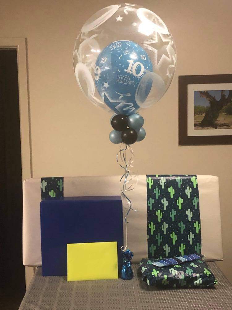 Deco Bubble Single Latex Print Balloons by UpUpNAwayBalloons