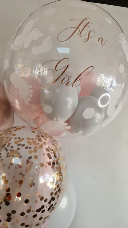 Deluxe Baby Shower Bouquet by UpUpNAwayBalloons