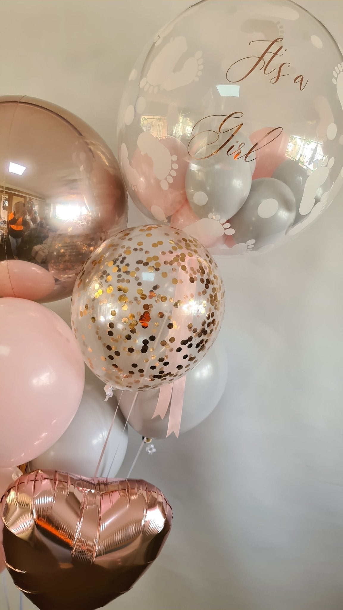 Deluxe Baby Shower Bouquet by UpUpNAwayBalloons